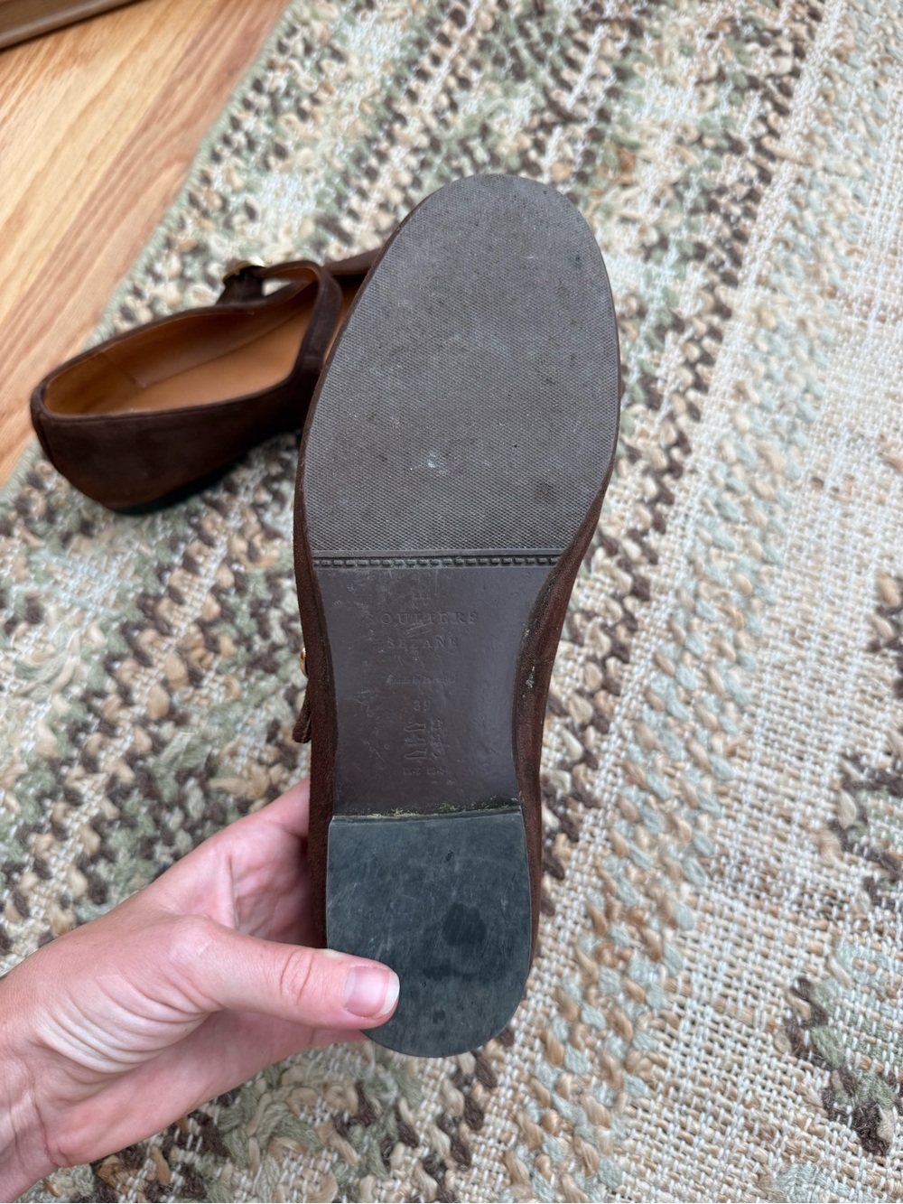 Sezane Valentin Low Ballerinas Mocha - Size 8 - Picture 8 of 9
